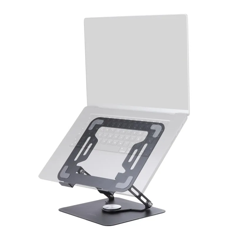 Mars Gaming MA-RSN Supporto per Laptop e Tablet Fino a 17" Regolazione in Altezza Rotazione a 360º Nero - immagine 1