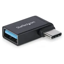 Adattatore computer USB C a USB A angolato Black USB31CAADGCPRA - immagine 1