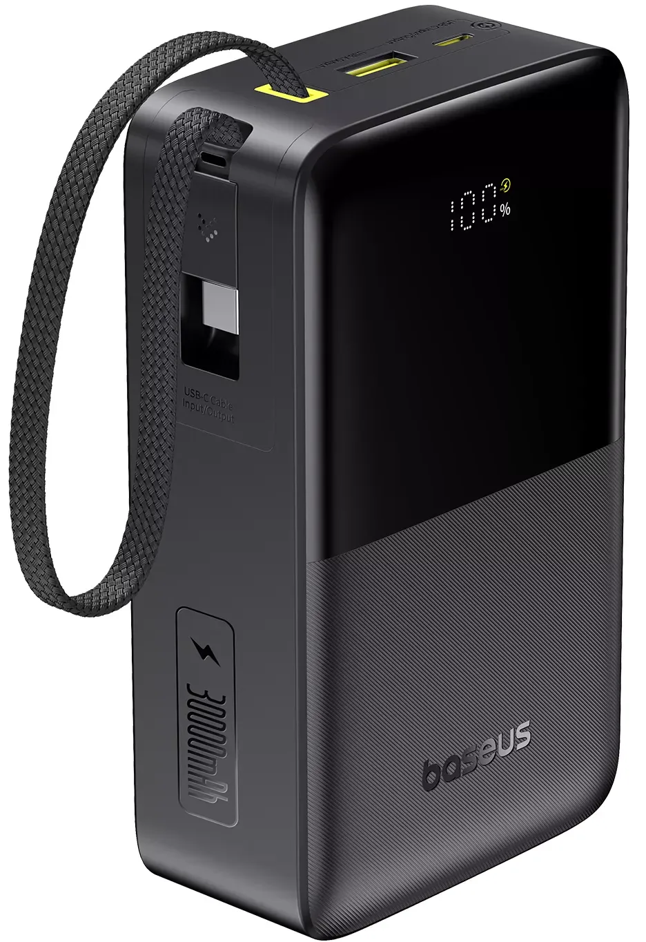 Batteria Esterna Baseus EnerFill Bipow2 Pro, 30000mAh, 22.5W, QC + PD, 1 x USB-A - 2 x USB-C, Nera E0028100 - immagine 1
