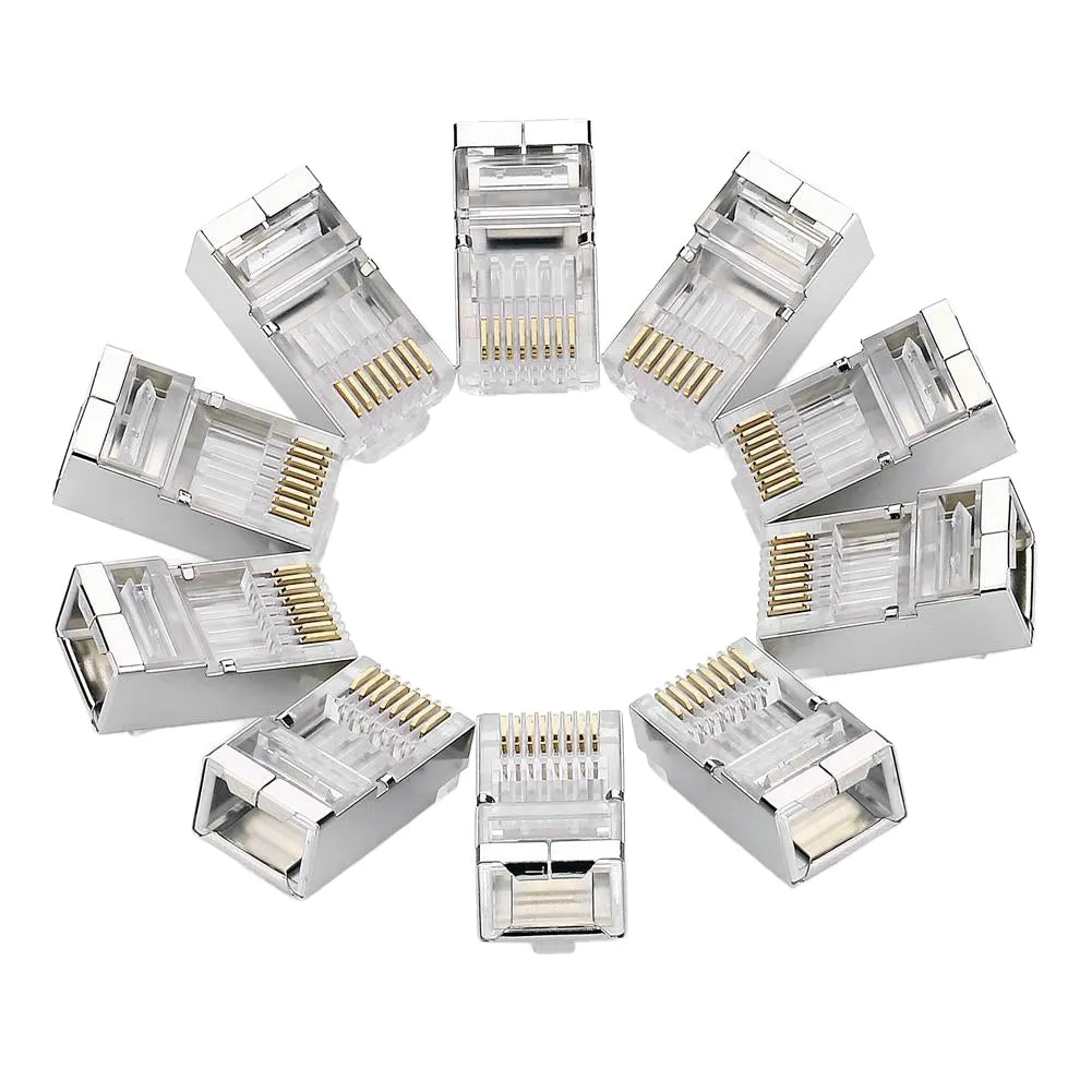 Connettore Rete UGREEN NW111, RJ45, Cat6, Set 10 pezzi - immagine 1