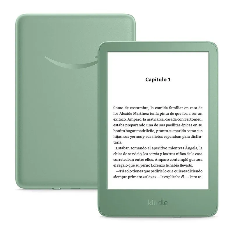 E-Book Kindle 6" 16GB con pubblicità verde Matcha - immagine 1