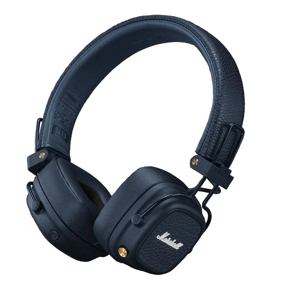 Auricolare Bluetooth Marshall Major V, A2DP, Blu - immagine 1