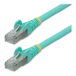 Cavo di rete 6A S/FTP Patch Low Smoke Zero Halogen Acqua 5m NLAQ 5M CAT6A PATCH - immagine 1
