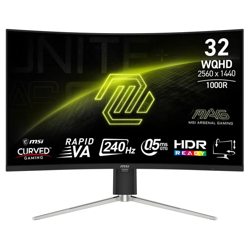 MSI MAG 325CQRXF E2 31,5" LED Rapid VA QHD 240Hz Adaptive-Sync - immagine 1