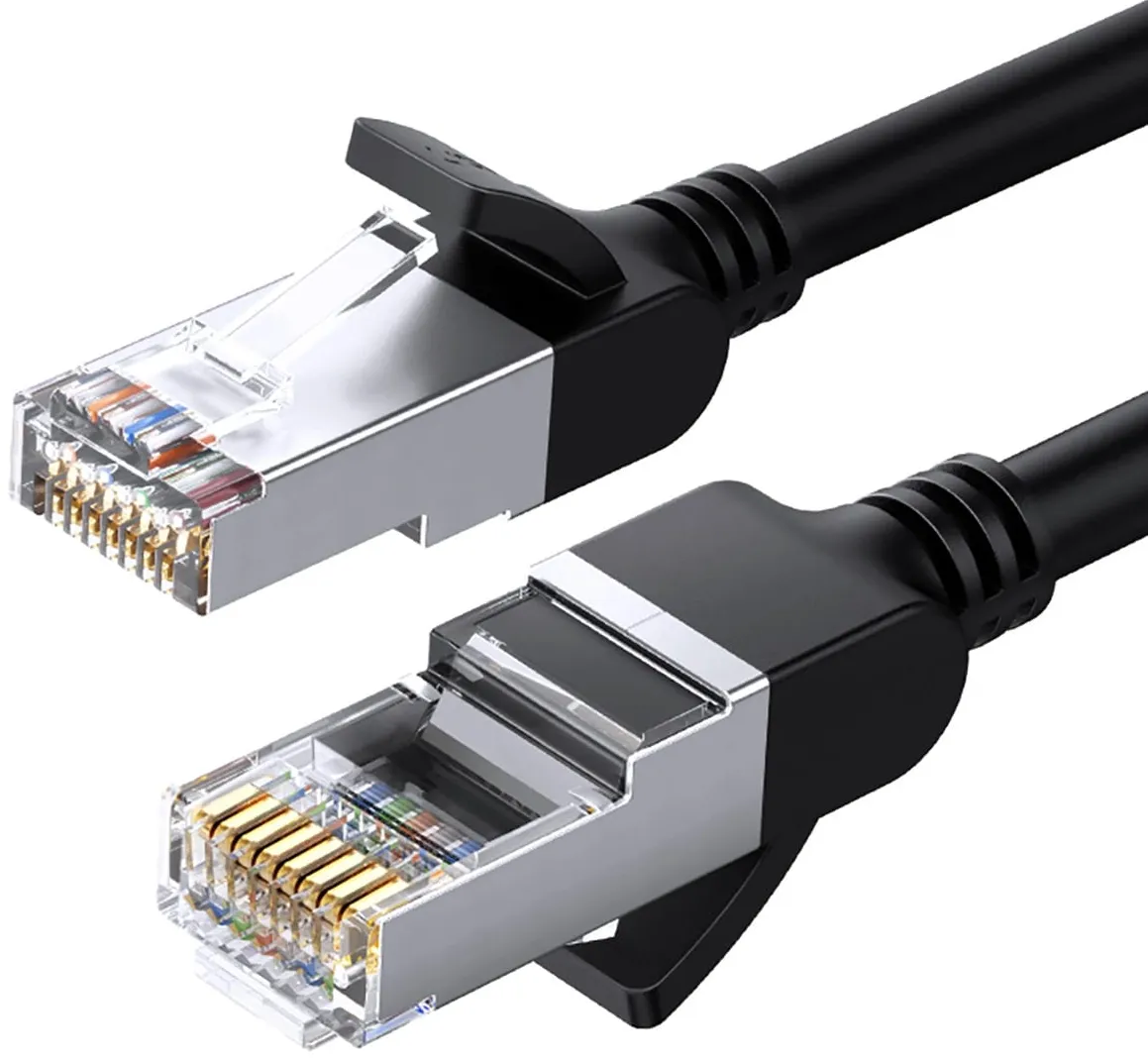 Cavo Retea UGREEN NW101 Flat, UTP, Cat6, 3m, Nero - immagine 1
