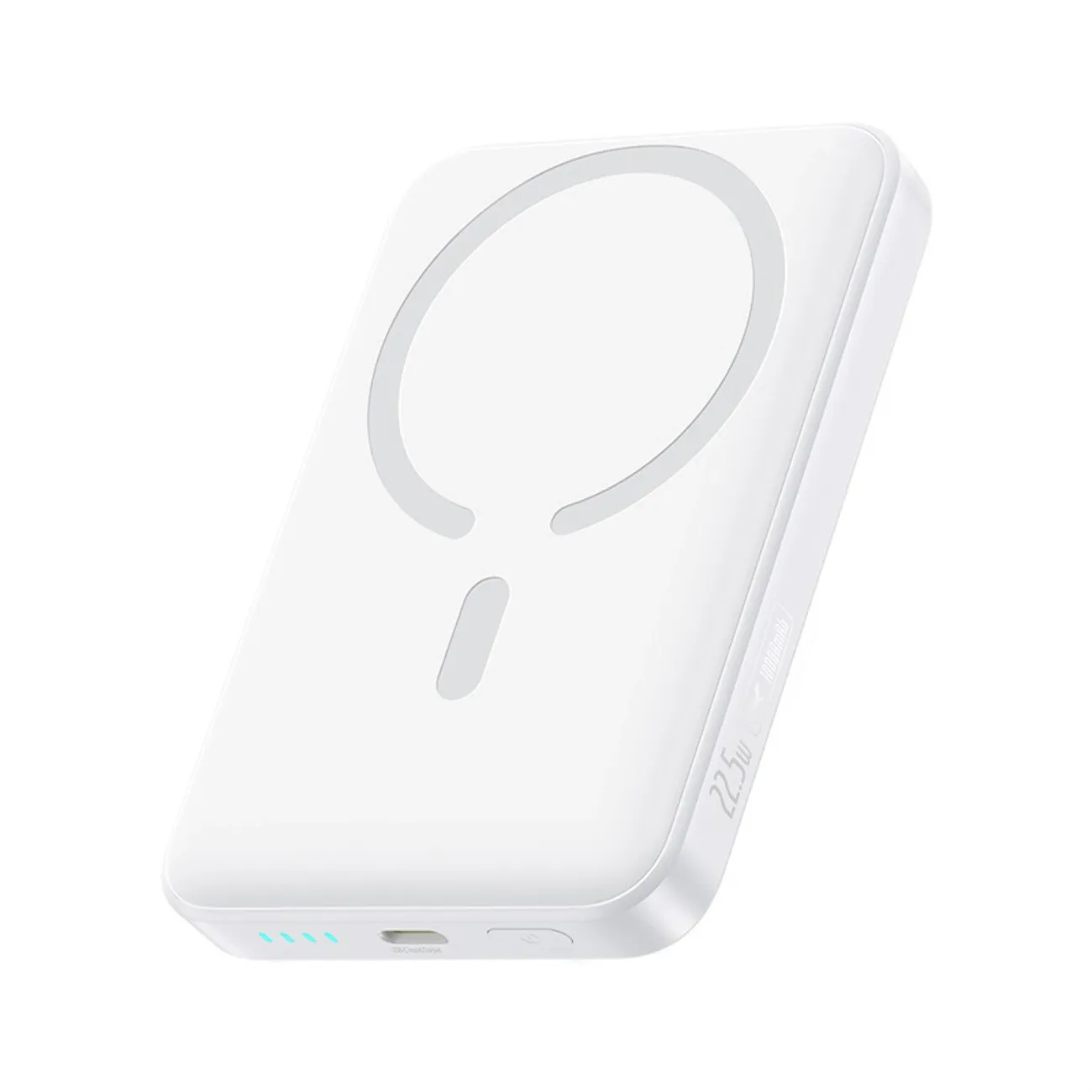 Batteria Esterna Wireless Baseus EnerFill FM11 Ultra-Mini, 10000mAh, 22.5W, PD + FQI, 1 x QI - 1 x USB-C, Bianca P1008210E213-00 - immagine 1