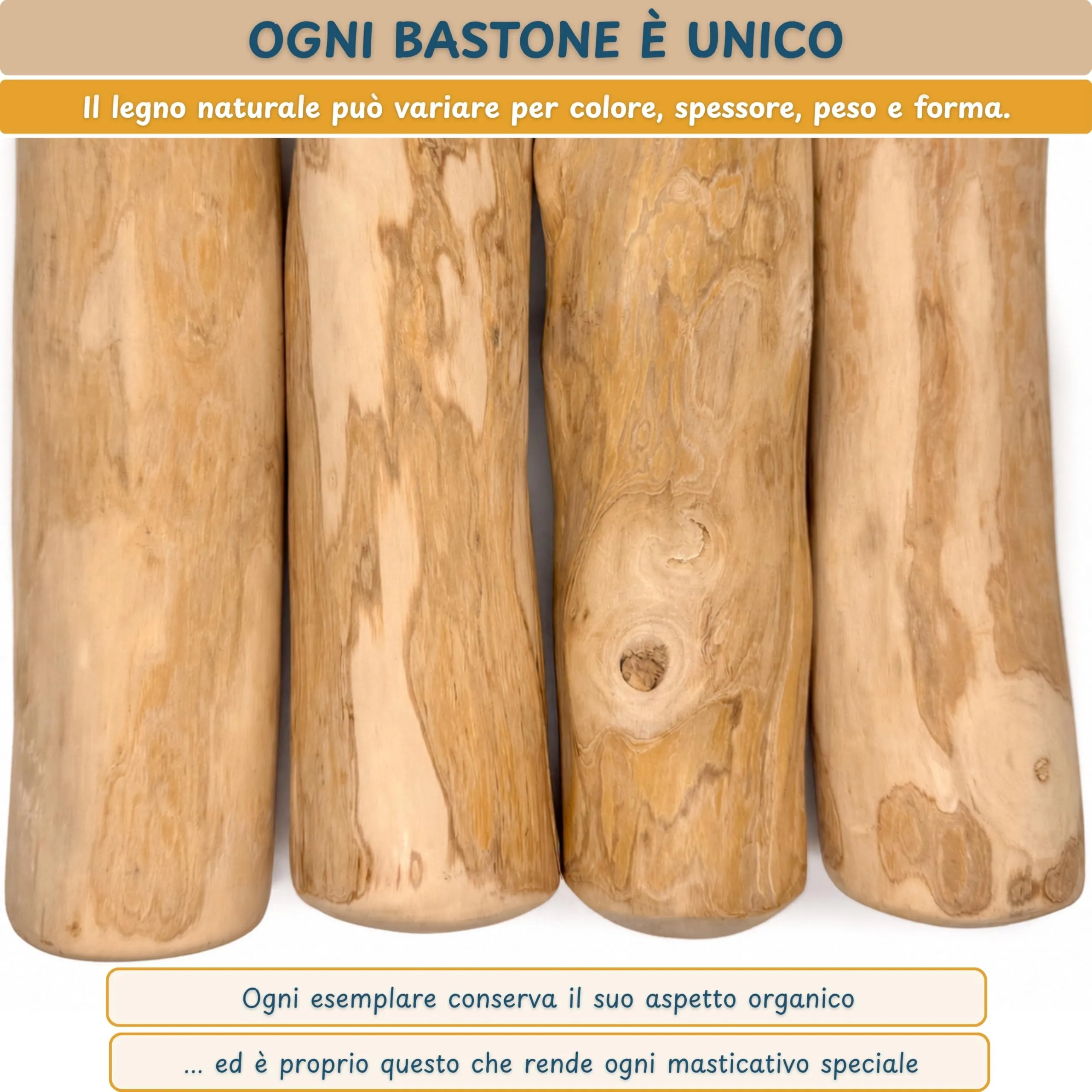 Wildeers Legno di Caffè per Cani, Resistente, Taglia XXL, 20-22 cm, 2 Pezzi - immagine 7