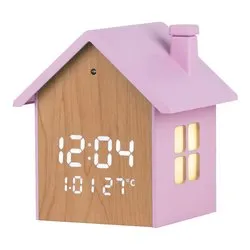 Sveglia Wooden Case Pink JD 9540P - immagine 1