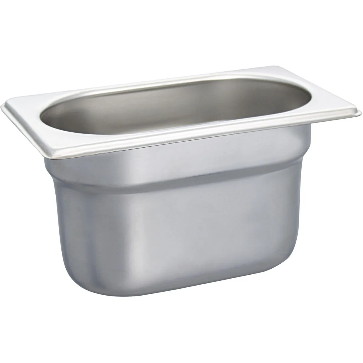 Schneider Contenitore gastronorm 1/9 in acciaio inox; GN 1/9, 0.9 l, 10 cm (P); acciaio inox - immagine 1