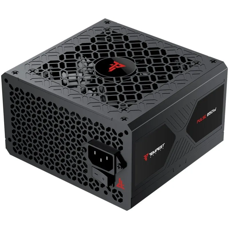 Alimentatore Tempest Pulse PSU 650W Cybenetics Silver ATX 3.1 Nero - immagine 1
