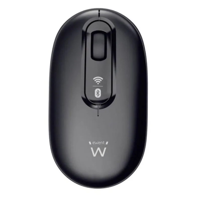 Mouse ottico wireless/Bluetooth a doppia connessione Ewent Ew3241 nero - immagine 1