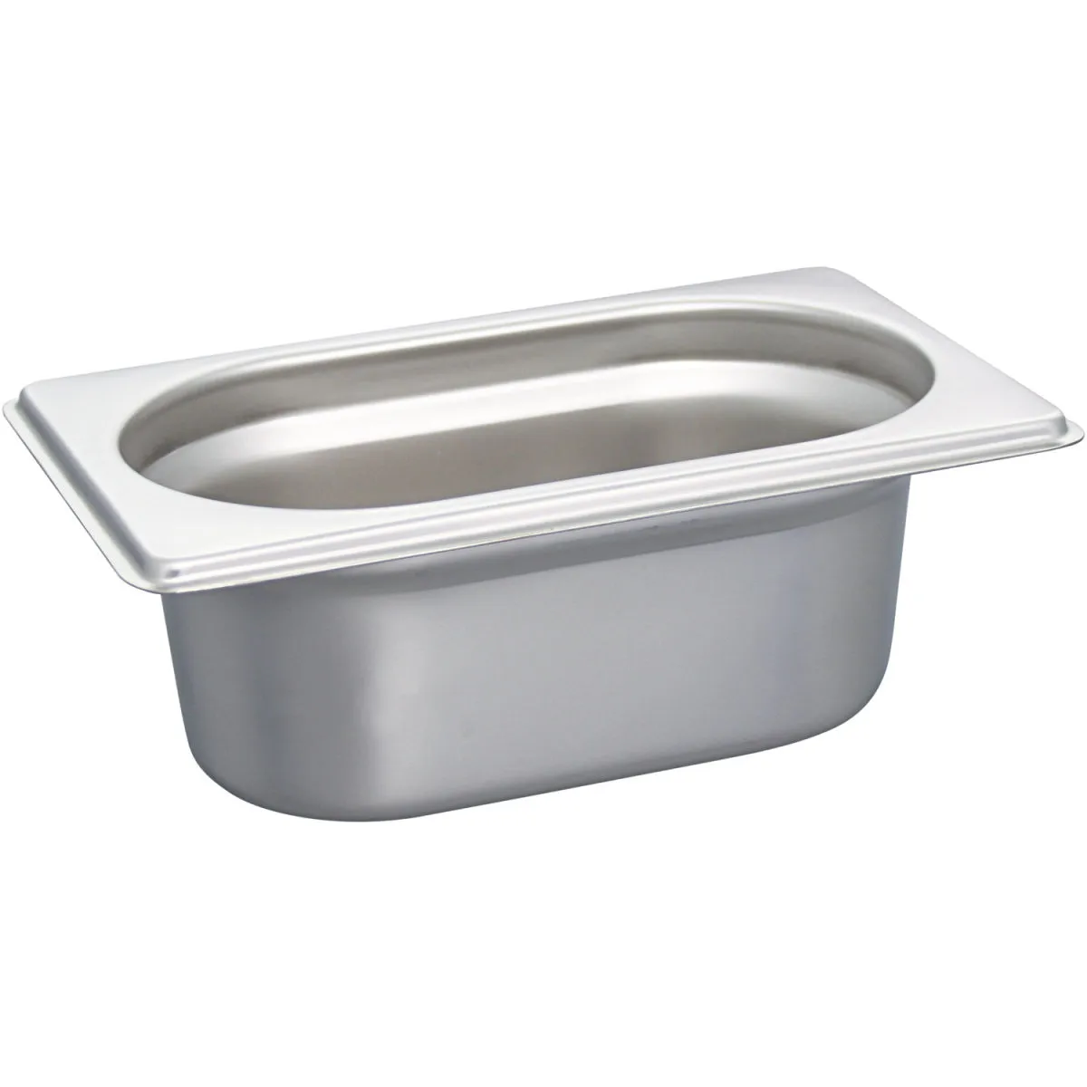 Schneider Contenitore gastronorm 1/9 in acciaio inox; GN 1/9, 0.6 l, 6.5 cm (P); acciaio inox - immagine 1