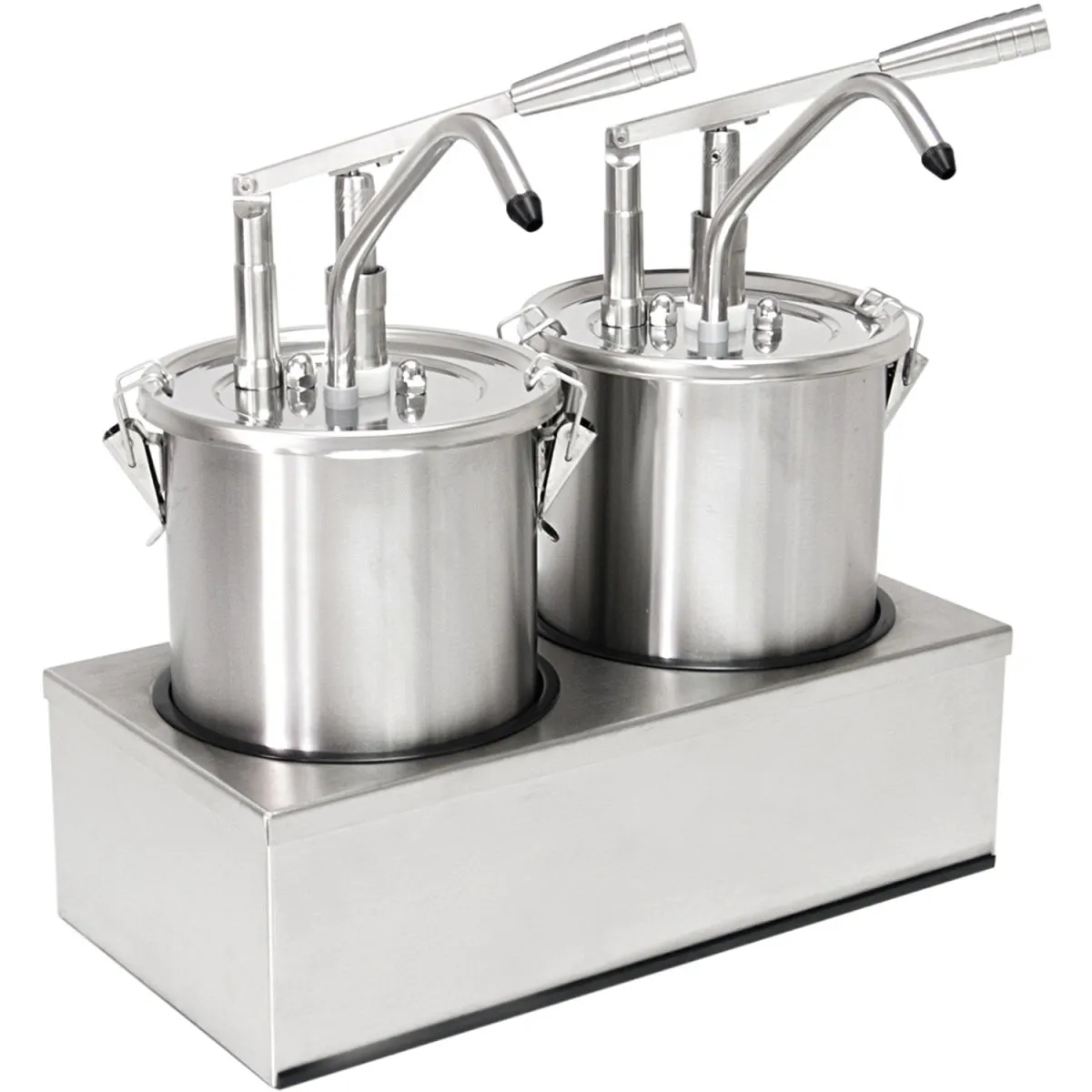 Schneider Dispenser a leva in acciaio inox; 4500 ml, 18x40x20x44 cm (ØxLxLxH); acciaio inox - immagine 1