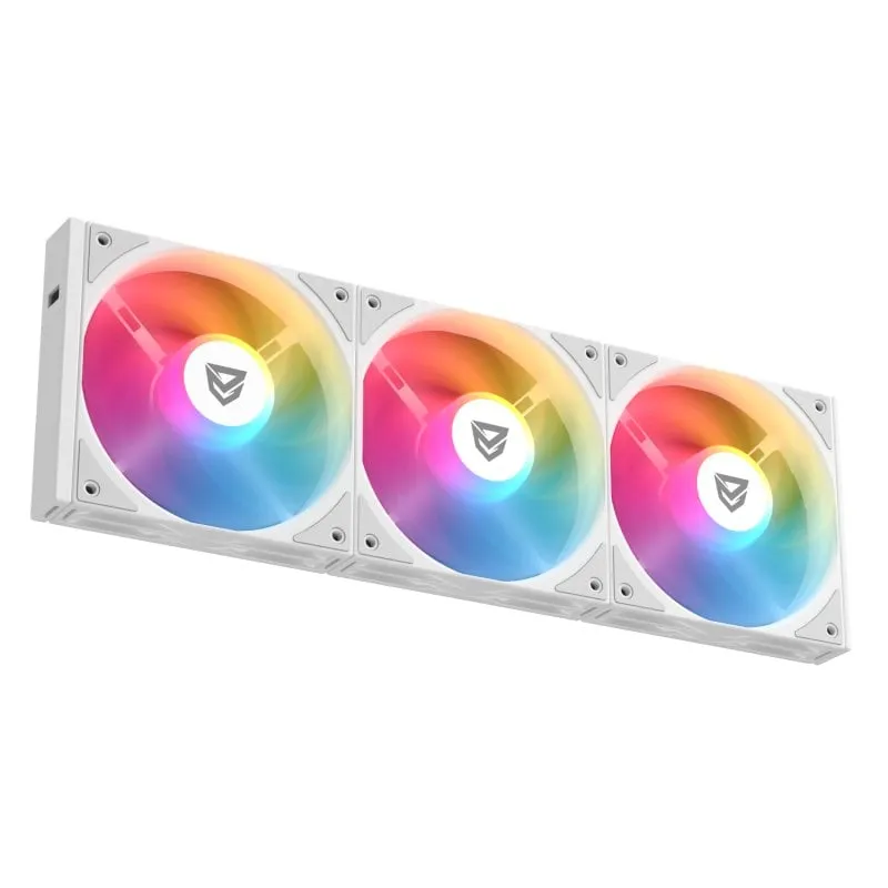 Ventola supplementare Nfortec Stellar Modular A-RGB bianca - immagine 1