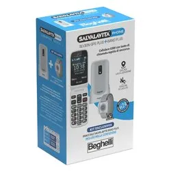 Cellulare 2G Gprs SALVALAVITA Phone SLV30 GPS Plus ECO+Band Grey 9204N - immagine 1