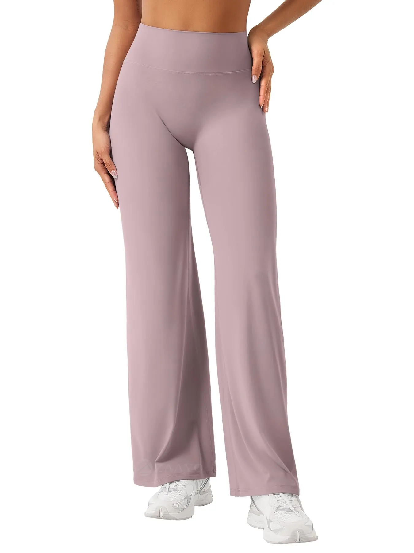ZAAYO Leggings dritti da donna, senza cuciture, svasati, per yoga, palestra, XL - immagine 1