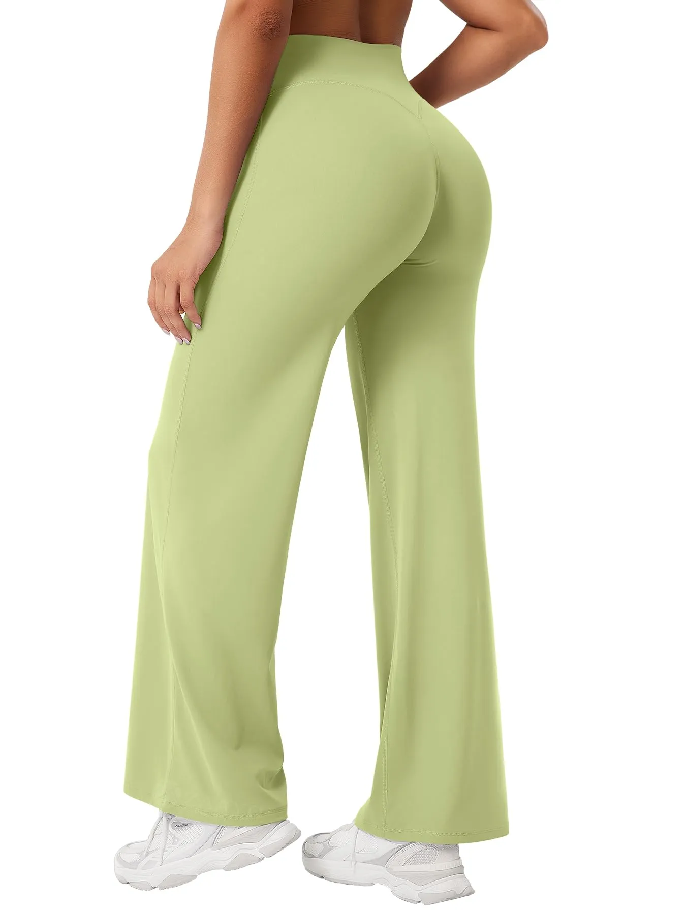 Zaayo Leggings Senza Cuciture Dritti da Donna Leggings Svasati da Yoga - immagine 2