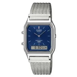 Orologio VINTAGE Silver e Blue AQ 230EM 2AEF - immagine 1