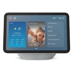 Assistente vocale ECHO SHOW 8 Newest Glacier white B0DTQWYZFF - immagine 1