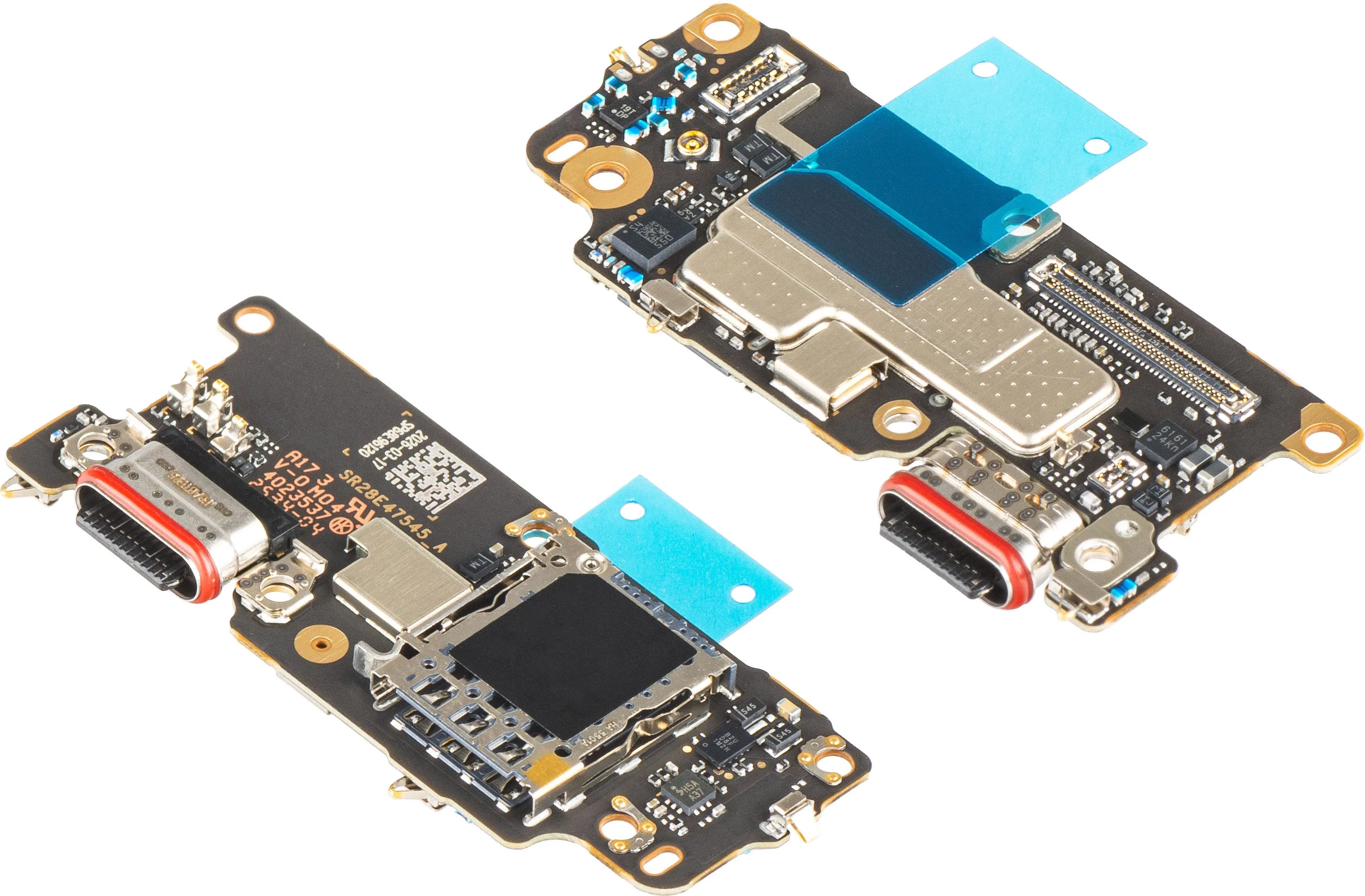 Scheda con Connettore di Ricarica - Microfono - Modulo Lettore SIM Motorola Edge (2025), Service Pack 5B28C32287 - immagine 1