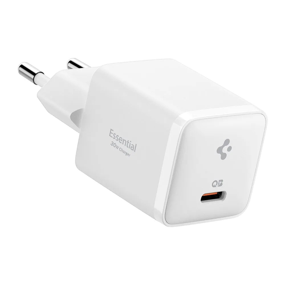 Caricabatterie Retea Spigen EE301EU Essential, 30W, 3A, 1 x USB-C, Bianco ACH09492 - immagine 1