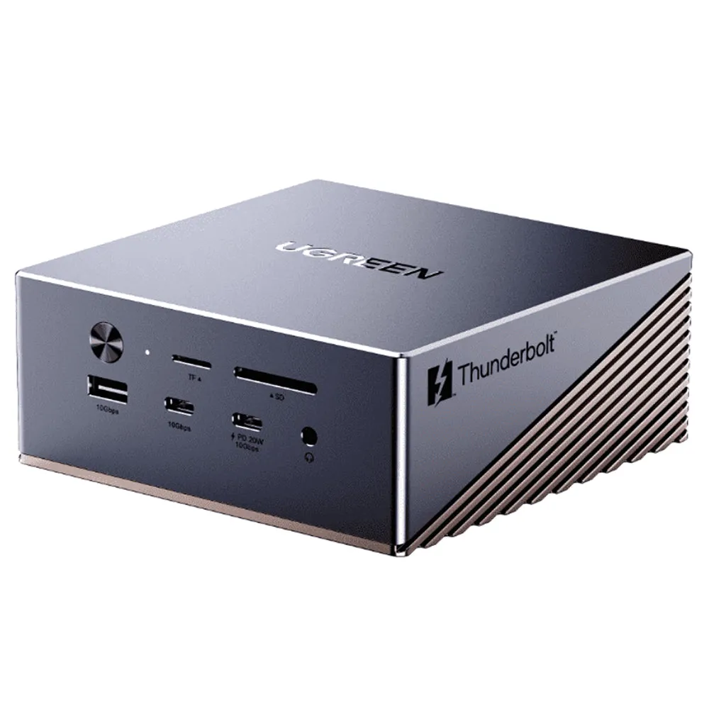 Hub Thunderbolt UGREEN U716, 17in1, Grigio - immagine 1