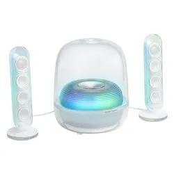 Set altoparlanti pc SOUNDSTICKS 5 Clear white 190W HKSOUNDSTK5WEP - immagine 1