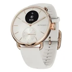 Smartwatch ( Ibrido ) SCANWATCH 2 Bundle Body Smart White e Rose gold 38 mm - immagine 1