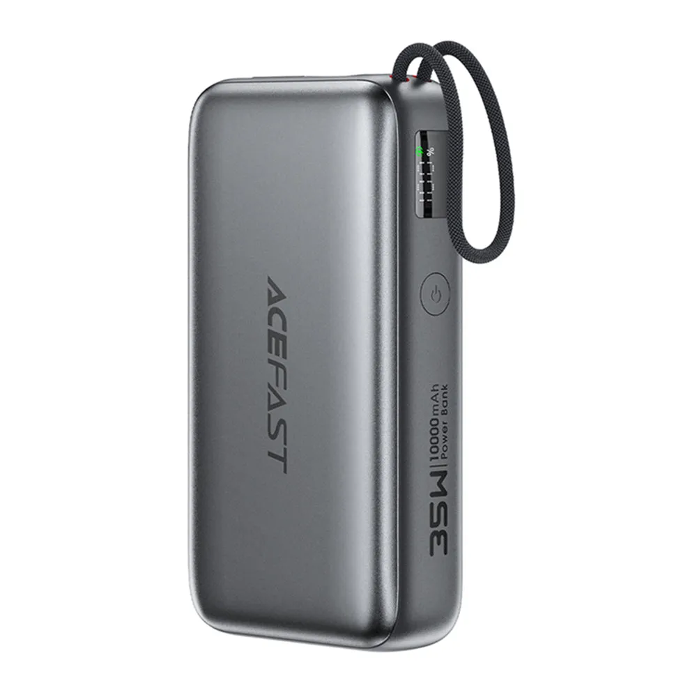 Batteria Esterna Acefast M32, 10000mAh, 35W, PD, 2 x USB-C, Grigio - immagine 1