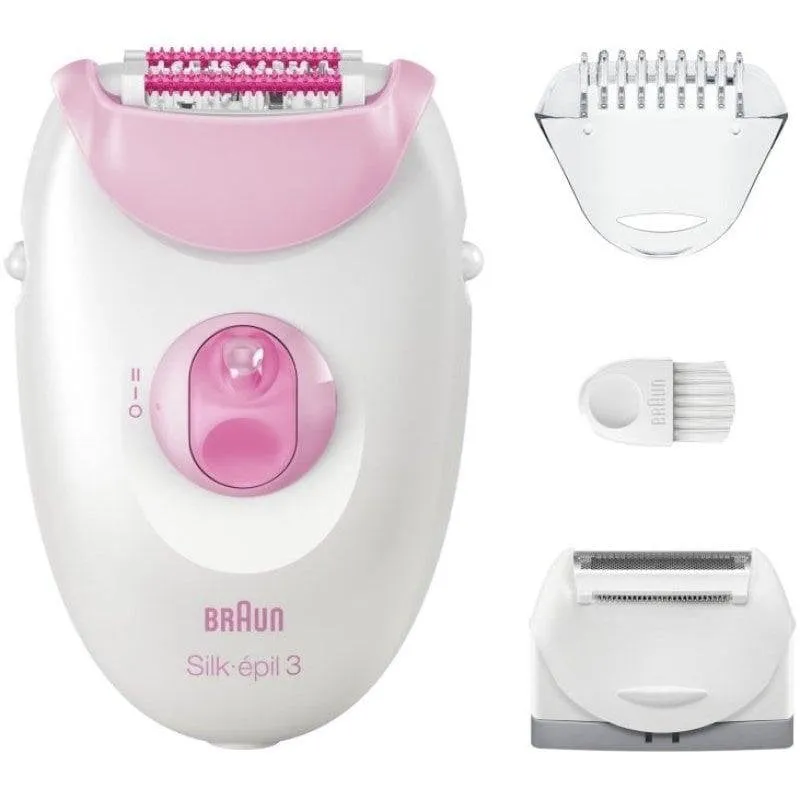 Epilatore Braun Silk-épil 3 SE3-031 Con Cavo Testina Massaggiante - immagine 1