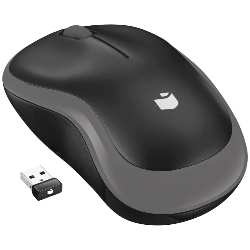 Mouse wireless PcCom Essential M20 1000DPI grigio - immagine 1