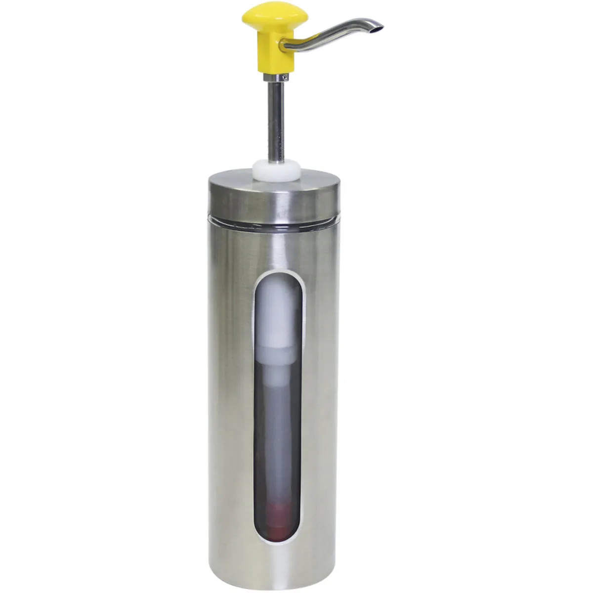 Schneider Dispenser a pompa e bottone; 2000 ml, 10x45.5 cm (ØxH); giallo - immagine 1