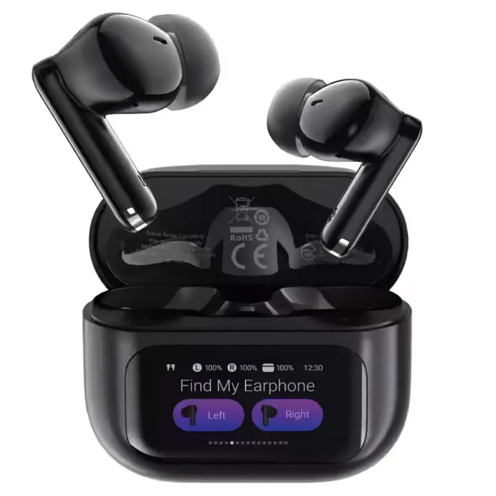 Auricolari Bluetooth Acefast W6, TWS, ANC, Nero - immagine 1
