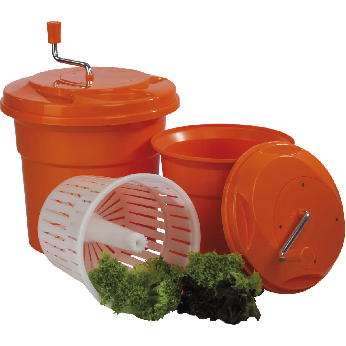 Schneider Centrifuga per insalata; 12000 ml, 32x43.5 cm (ØxH); rosso; rotonda - immagine 1