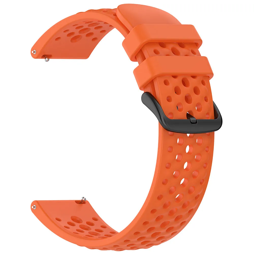 Cinturino Techsuit W083 per Amazfit Watch / Samsung Watch Series, 22mm, Arancione - immagine 1
