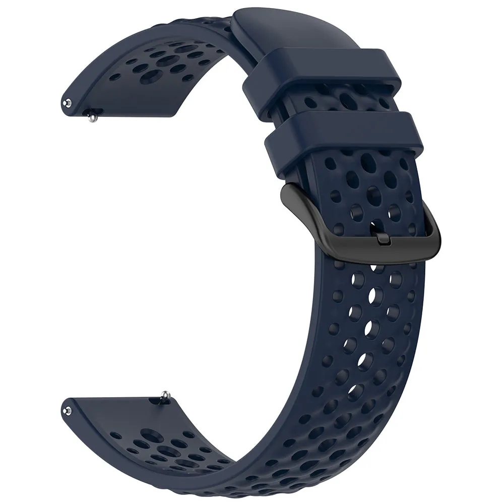 Cinturino Techsuit W083 per Amazfit Watch / Samsung Watch Series, 22mm, Blu Navy - immagine 1