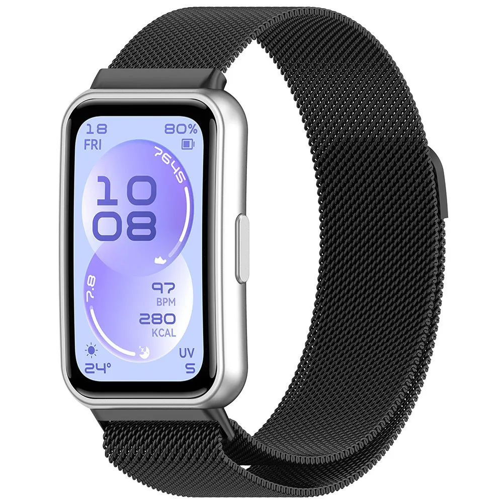 Cinturino Techsuit W009 per Huawei Band 11 / 11 Pro, Nero - immagine 1