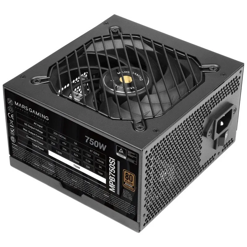 Alimentatore Mars Gaming MPB750SI ATX 750W 80 plus Bronze - immagine 1