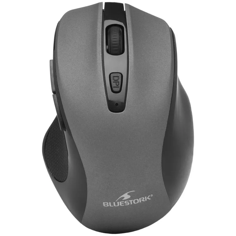 Mouse ottico wireless Bluetooth Bluestork Office 75 WL 1600 DPI Grigio - immagine 1