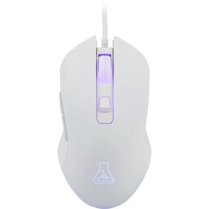 Mouse da gioco G-Lab Kult Helium RGB 6400DPI bianco - immagine 1