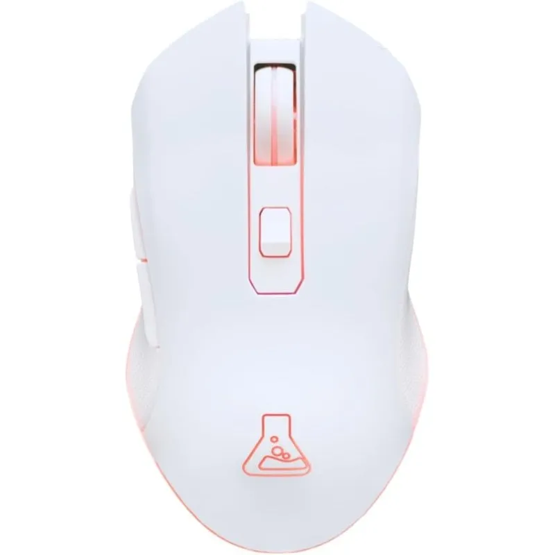 Mouse da gioco wireless RGB G-Lab Kult Helium WL 6400 DPI bianco - immagine 1