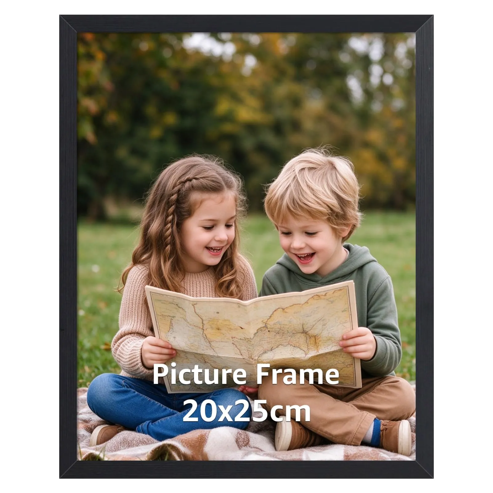Giftgarden Cornice 20x25,Cornice in Alluminio Spazzolato Nero,Set da 1 - immagine 1