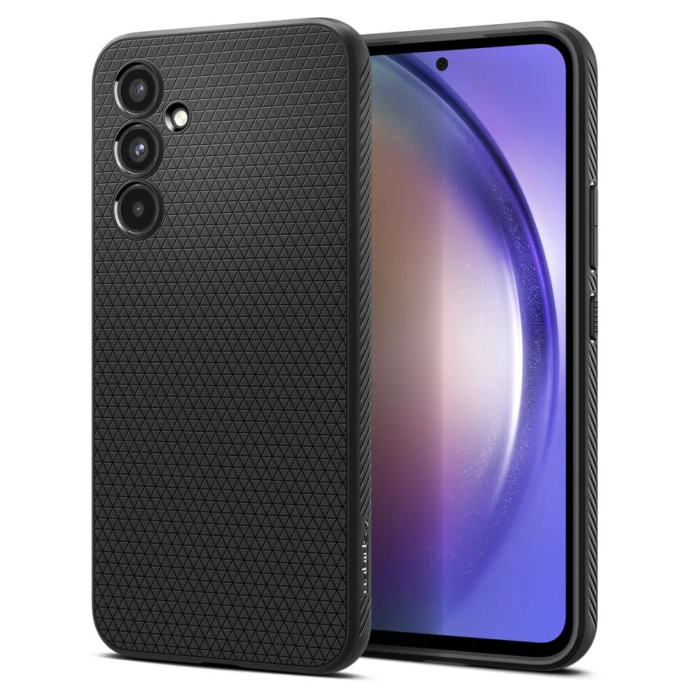 Custodia per Samsung Galaxy A54 A546, Spigen, Liquid Air, Nero ACS05885 - immagine 1