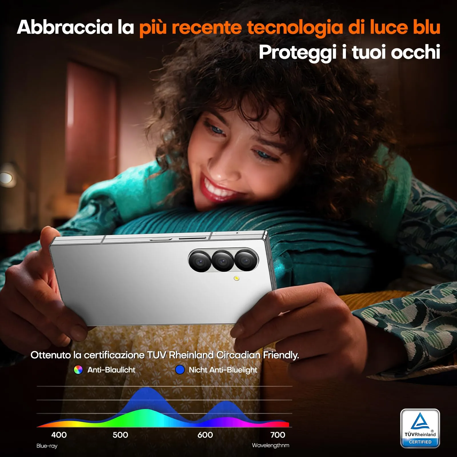 TOCOL Pellicola per Samsung Galaxy Z Fold 8 Ultra, Facile Installazione - immagine 4