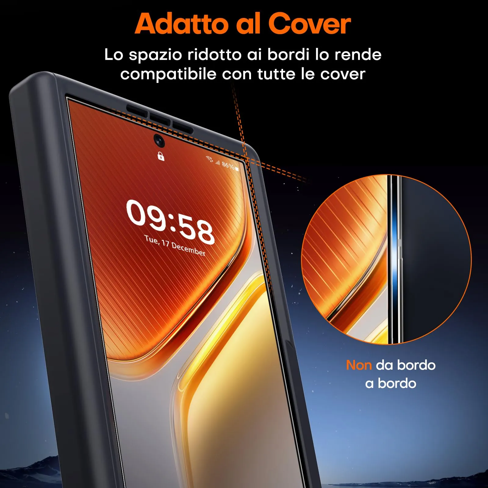 TOCOL Pellicola per Samsung Galaxy Z Fold 8 Ultra, Facile Installazione - immagine 7