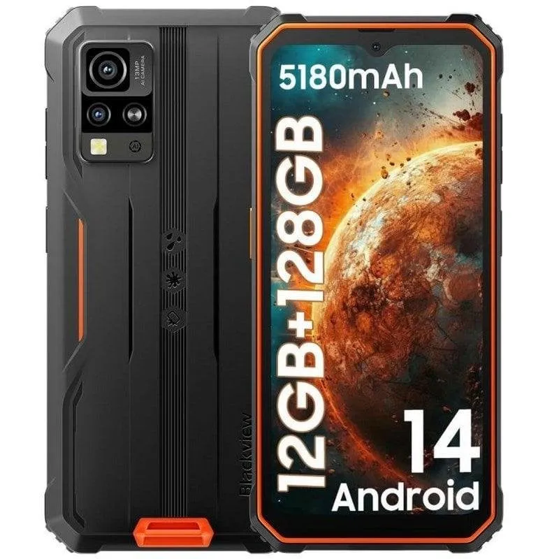 Blackview BV4800 Pro 4G 4GB 128GB 6.56" Arancione - immagine 1