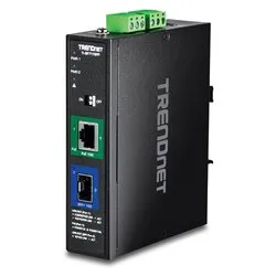 Modulo POE INDUSTRIAL Media Converter PoE++ Black TI BF711SFP - immagine 1