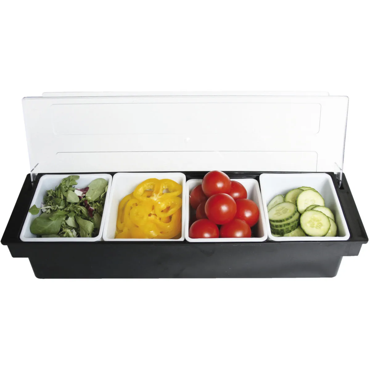 Schneider Contenitore di stoccaggio; 700 ml, 50x16x9.5 cm (LxLxH); nero; rettangolare - immagine 1