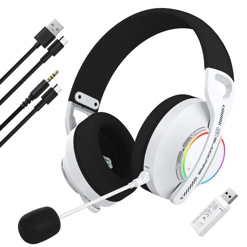 Cuffie da gioco dual wireless Blackfire BFX-W100 Pro per PS5 bianche - immagine 1