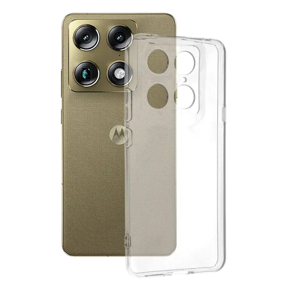 Custodia per Motorola Edge 70 Ultra / Signature, Techsuit, Clear, Trasparente - immagine 1